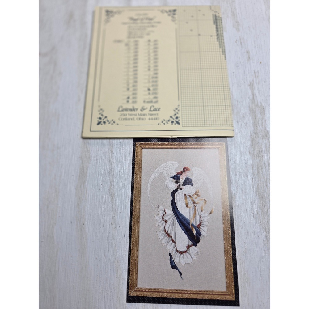 Lavender & Lace Angel of Hope Cross Stitch Pattern L&L13 Marilyn Leavitt-Imblum